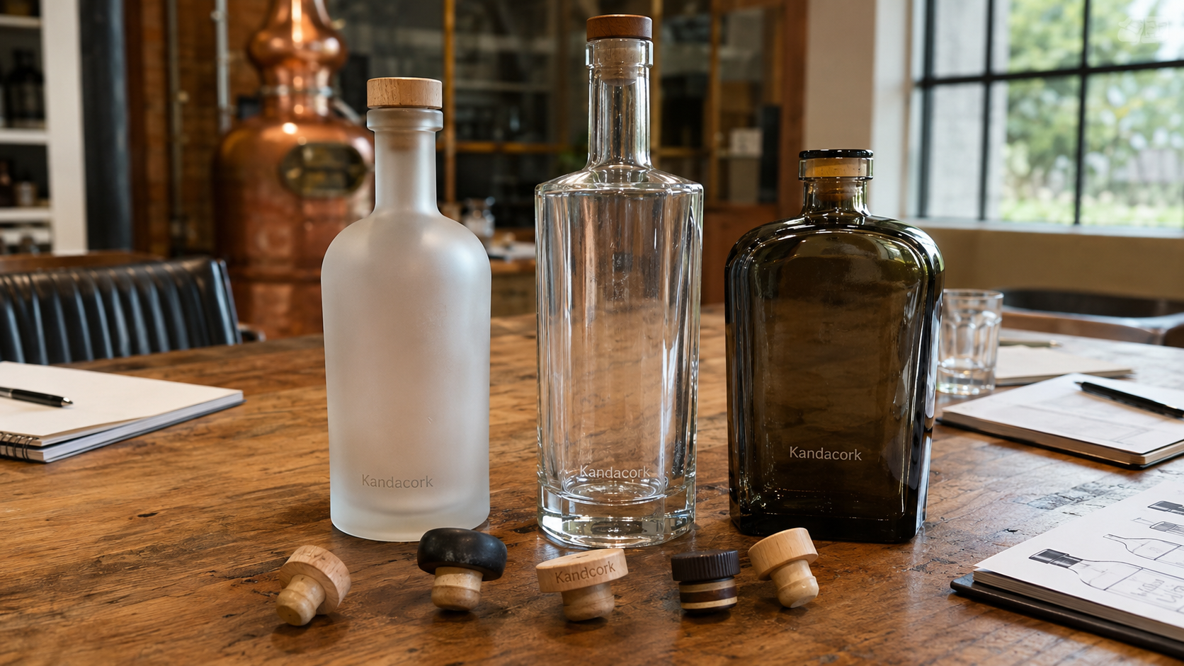 Compare custom bar-top closures for spirits bottles, including materials, sizing, logo options, samples, MOQ, and bulk supply support.