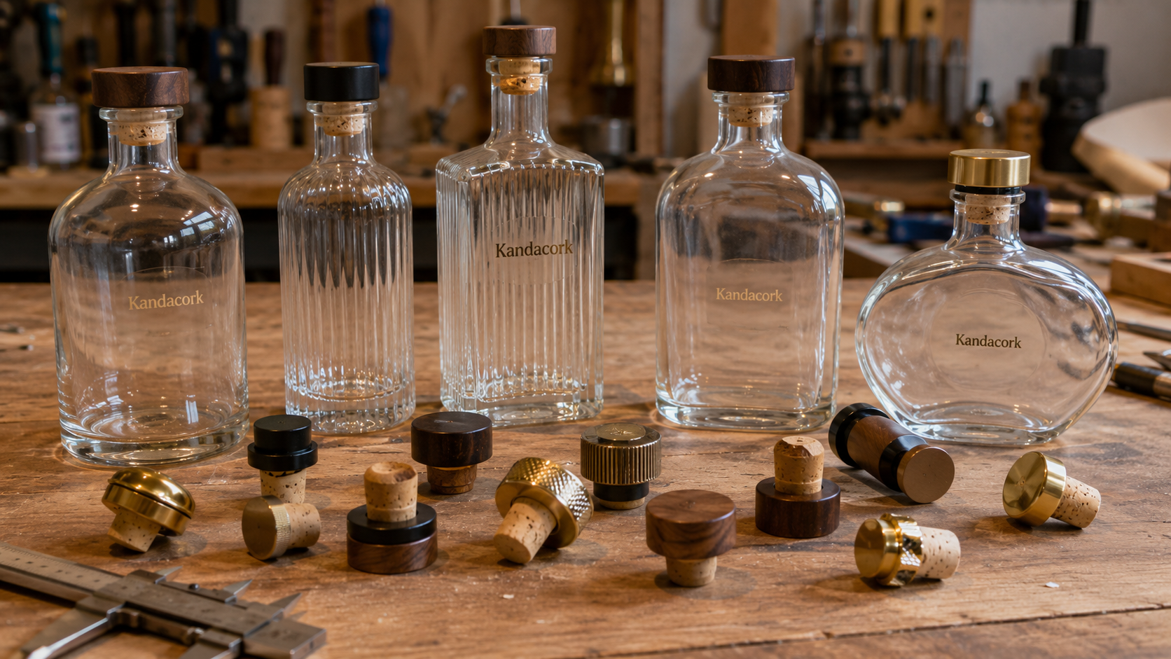 Choose custom bottle stoppers and caps for spirits brands by material, bottle fit, branding, tamper evidence, MOQ, and filling-line needs.