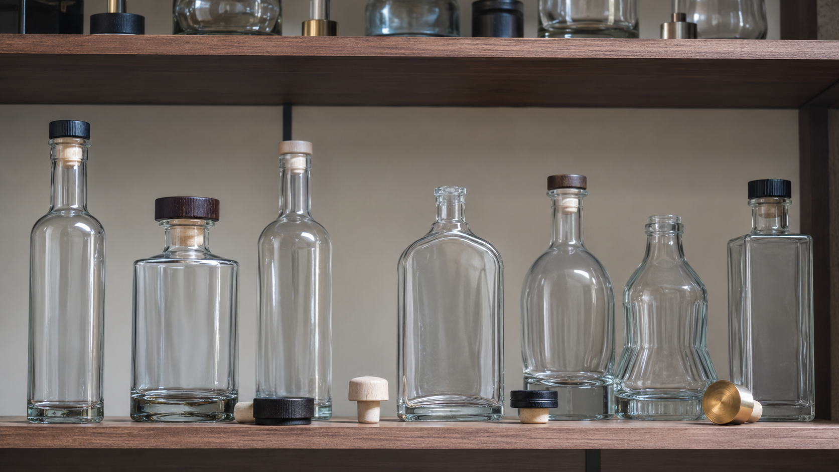 Source custom spirits closures, bar-top stoppers, ROPP caps, and non-refillable options for premium liquor bottles and bulk packaging projects.