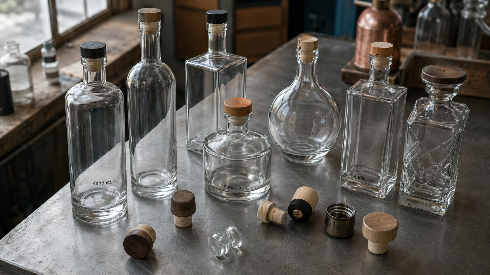 Source custom spirits bottle closures, cork stoppers, and caps for whiskey, vodka, gin, rum, tequila, and distillery packaging projects.