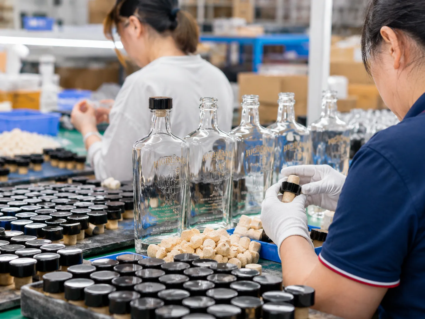 Compare ROPP closures vs screw caps for spirits bottles, tamper evidence, sealing, branding, capping lines, and bulk sourcing.