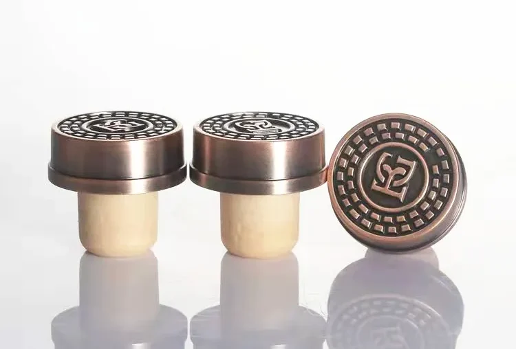 Compare zinc alloy and Zamak bar-top stoppers for heavy spirits bottles, including neck fit, shank options, finishes, samples and RFQ support.