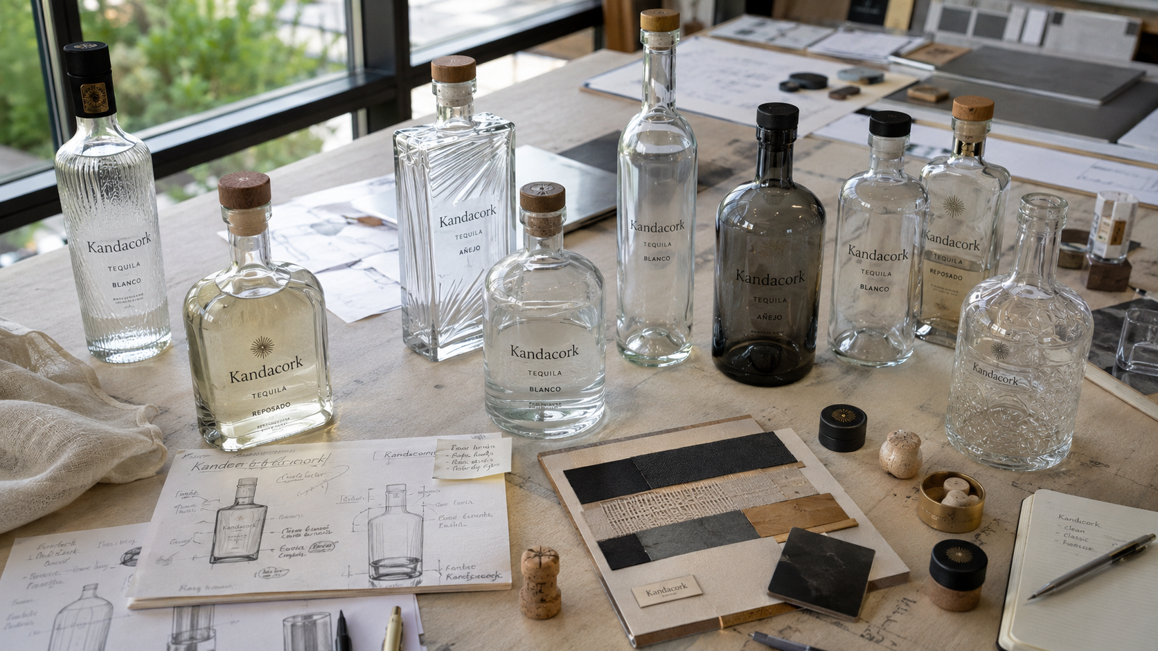 Compare premium spirits packaging closures by stopper type, seal performance, material, branding, tamper evidence, and bottle fit.