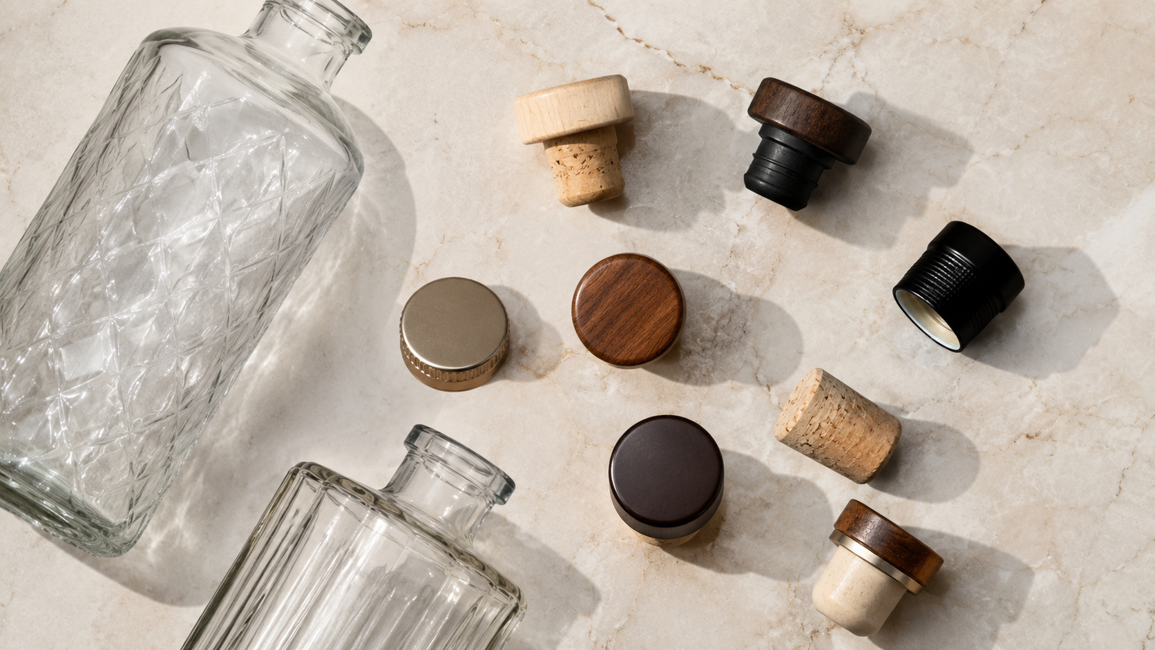 Learn how to match closures with heavy glass spirits bottles by comparing neck fit, stopper materials, ROPP caps, leak testing, tamper evidence, supplier capability, and RFQ requirements.